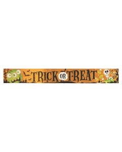 Banner - Metallic Trick Or Treat