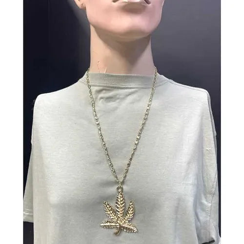Gold Pot Leaf Chain