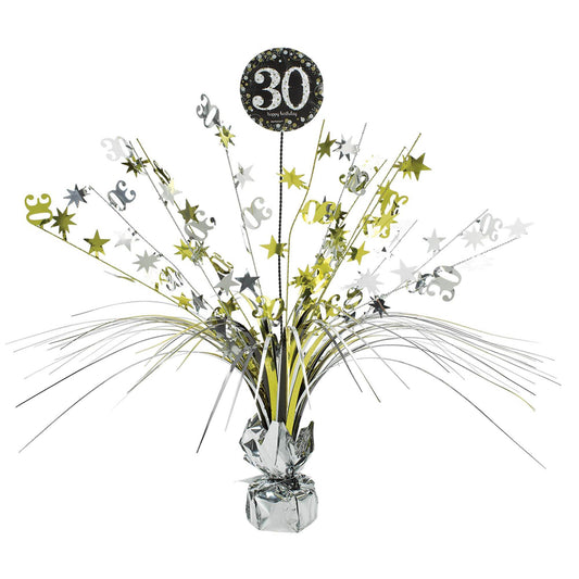 "30" Spray Centerpiece - Sparkling Celebration