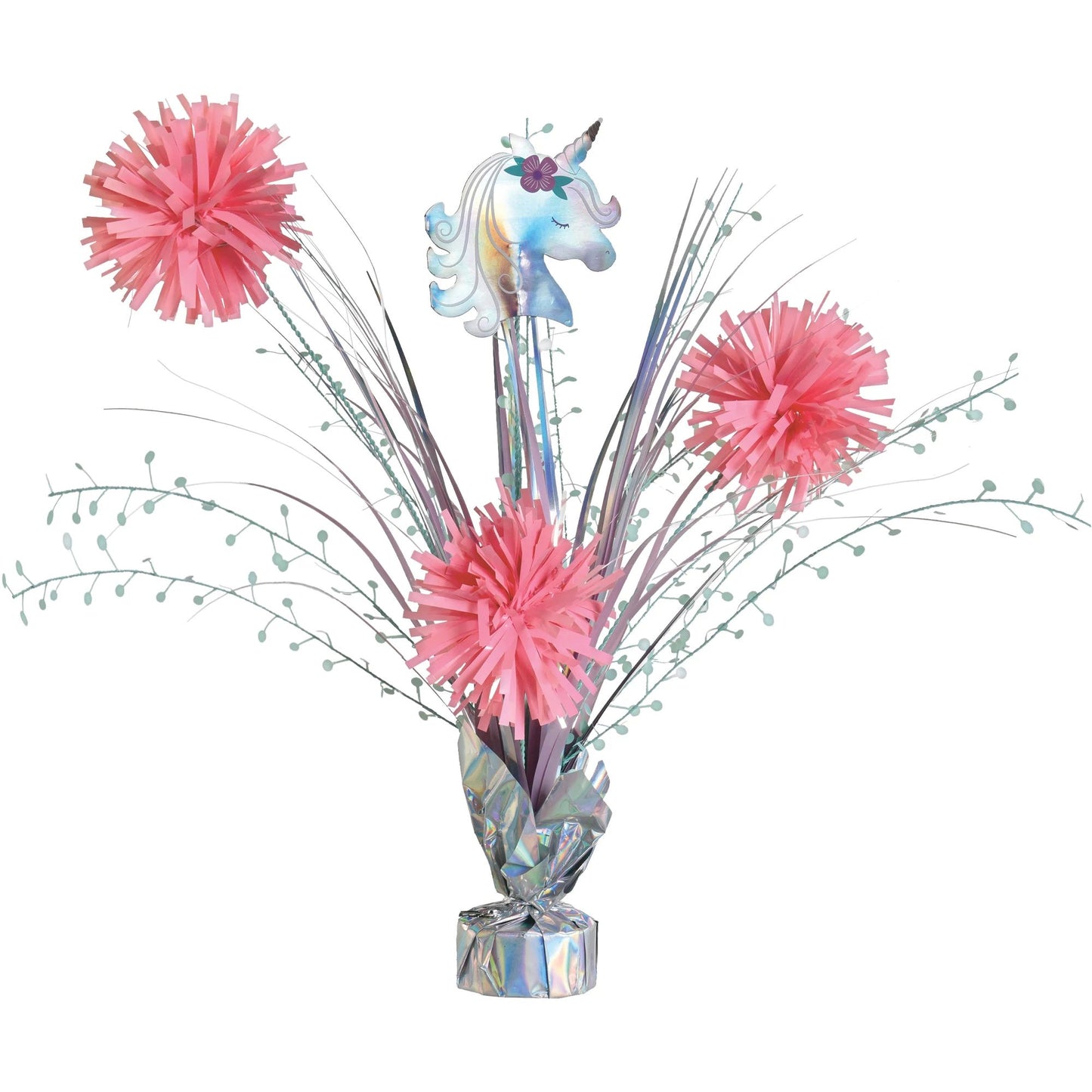 Enchanted Unicorn - Tinsel Burst Centerpiece