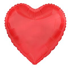 18" Heart Mylar - Red