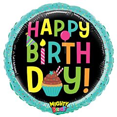 21" Jumbo Mylar - Mighty Birthday Party