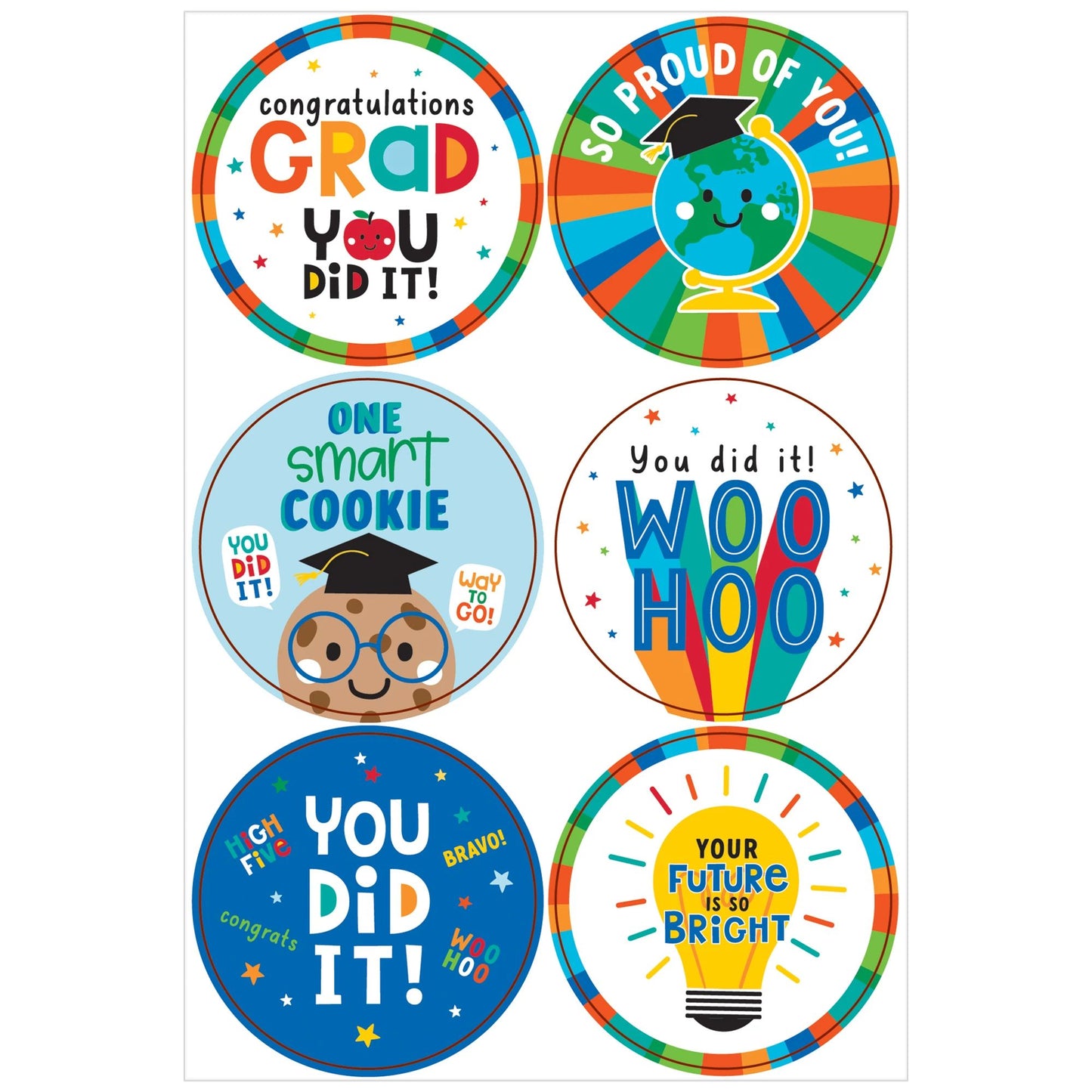 Graduation Fun - Stickers 24pcs