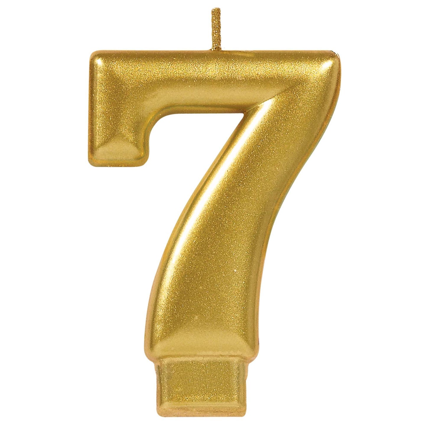 Gold Number Candle - 7