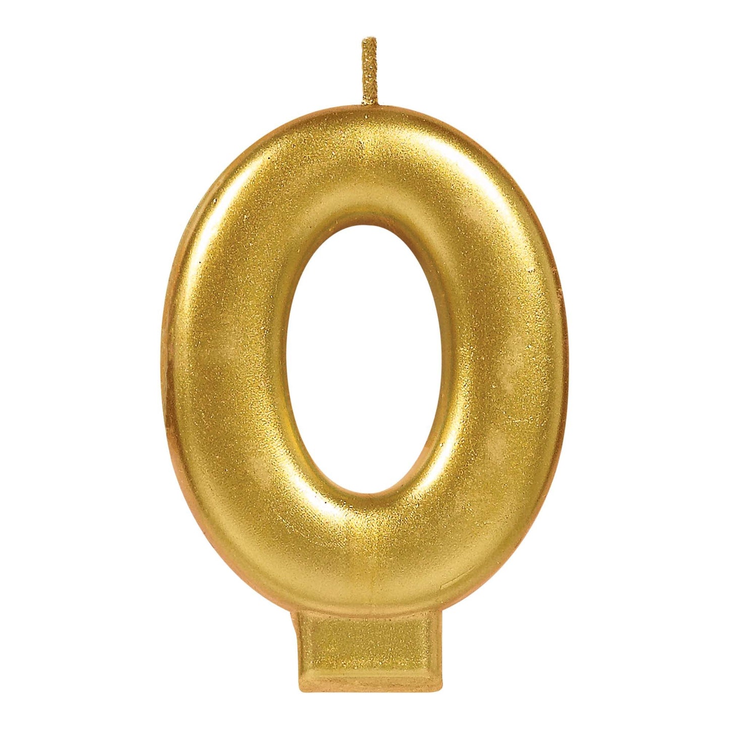Gold Number Candle - 0