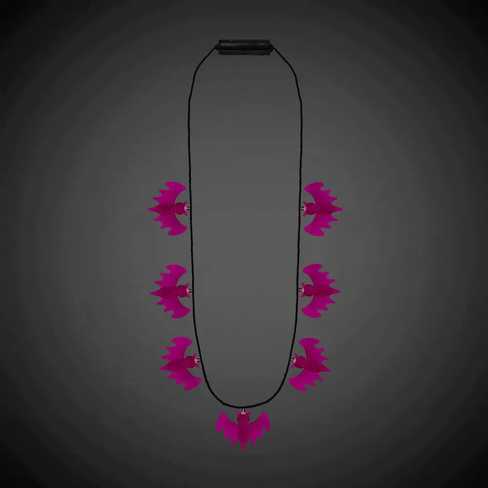 LED Bat Necklace