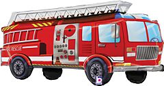 34" Mylar - Red Firetruck
