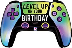 30" Supershape Mylar - Vivid Game Controller Birthday