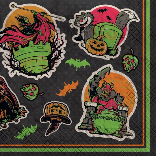 Disney Halloween Villains Lunch Napkins 36ct