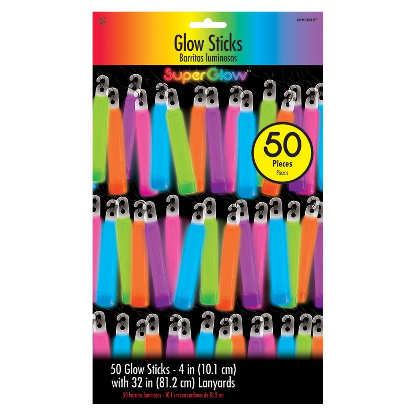 Glow Stick Super Mega Value Pack - Multi 50ct