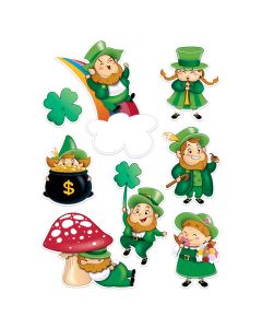 Leprechaun/Shamrock Stickers