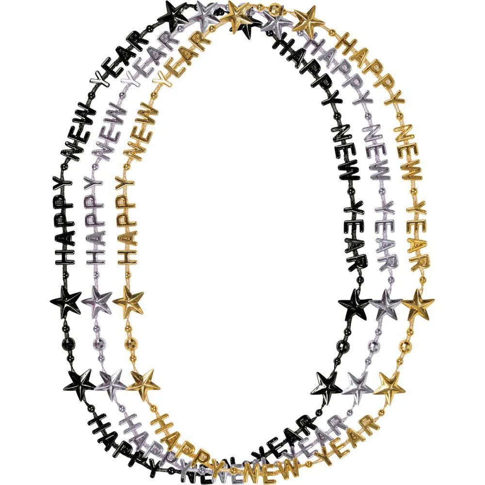 Happy New Year Necklace 3ct