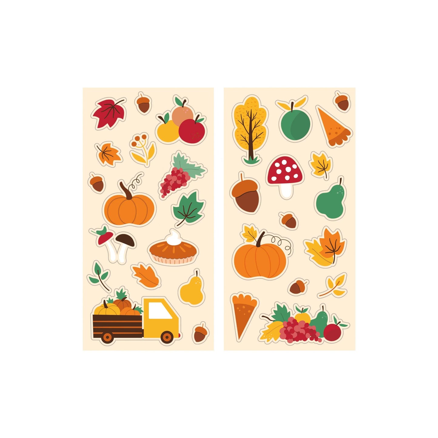 Fall Stickers - 8ct