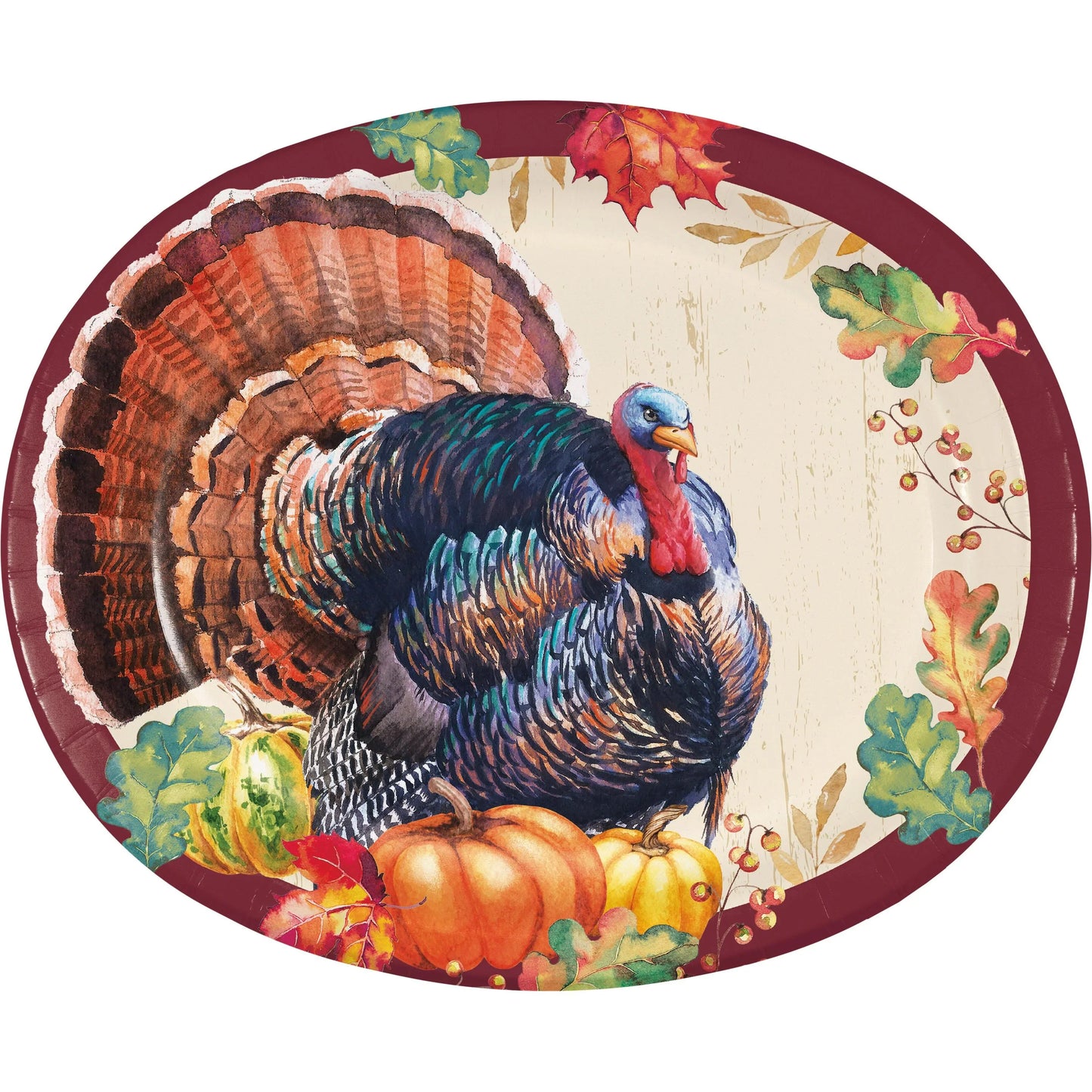 Harvest Turkey - Oval Platters 8ct.