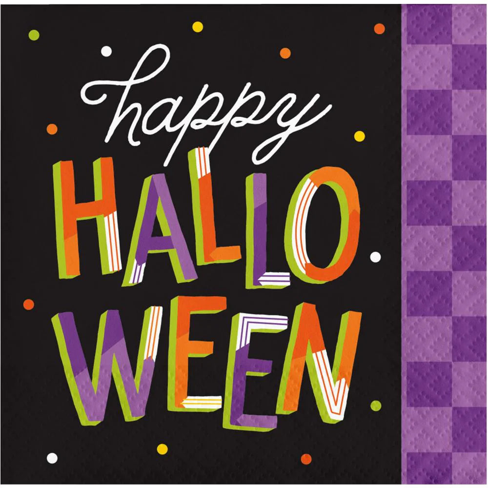 Retro Halloween - Beverage Napkins 16ct