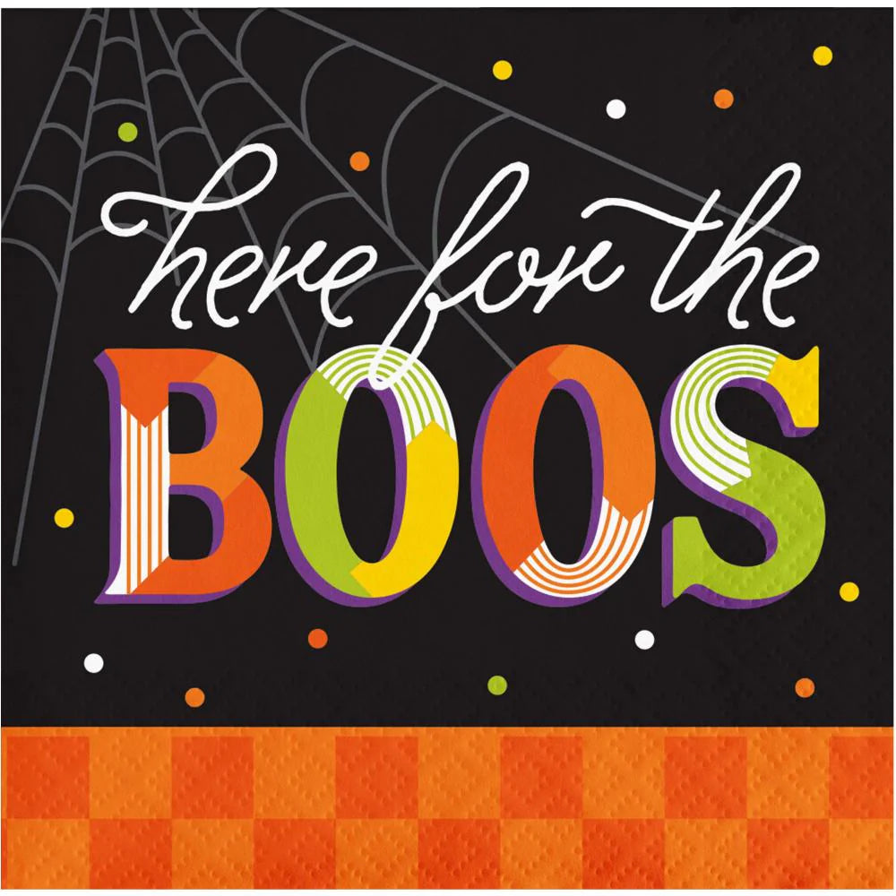 Here For The Boos - Beverage Napkins 16ct