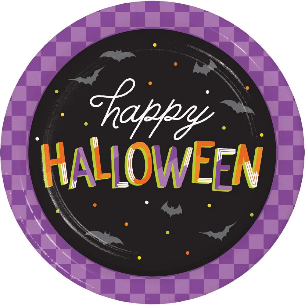 Retro Halloween - Lunch Plates 8ct