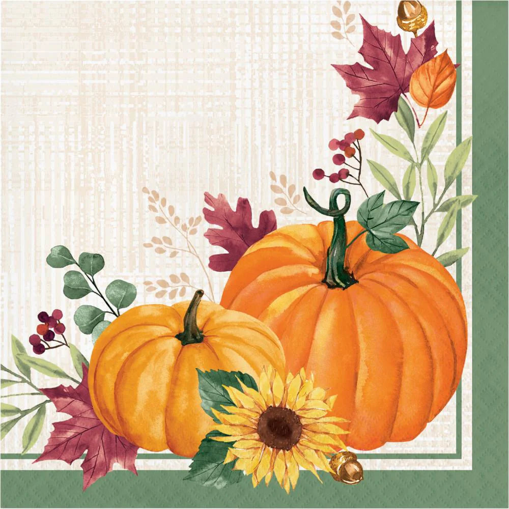 Harvest Wishes - Lunch Napkins 16ct