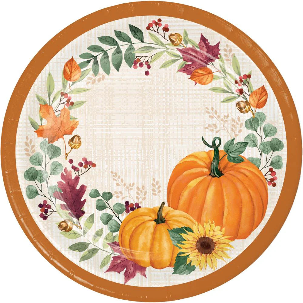 Harvest Wishes - Lunch Plates 8ct