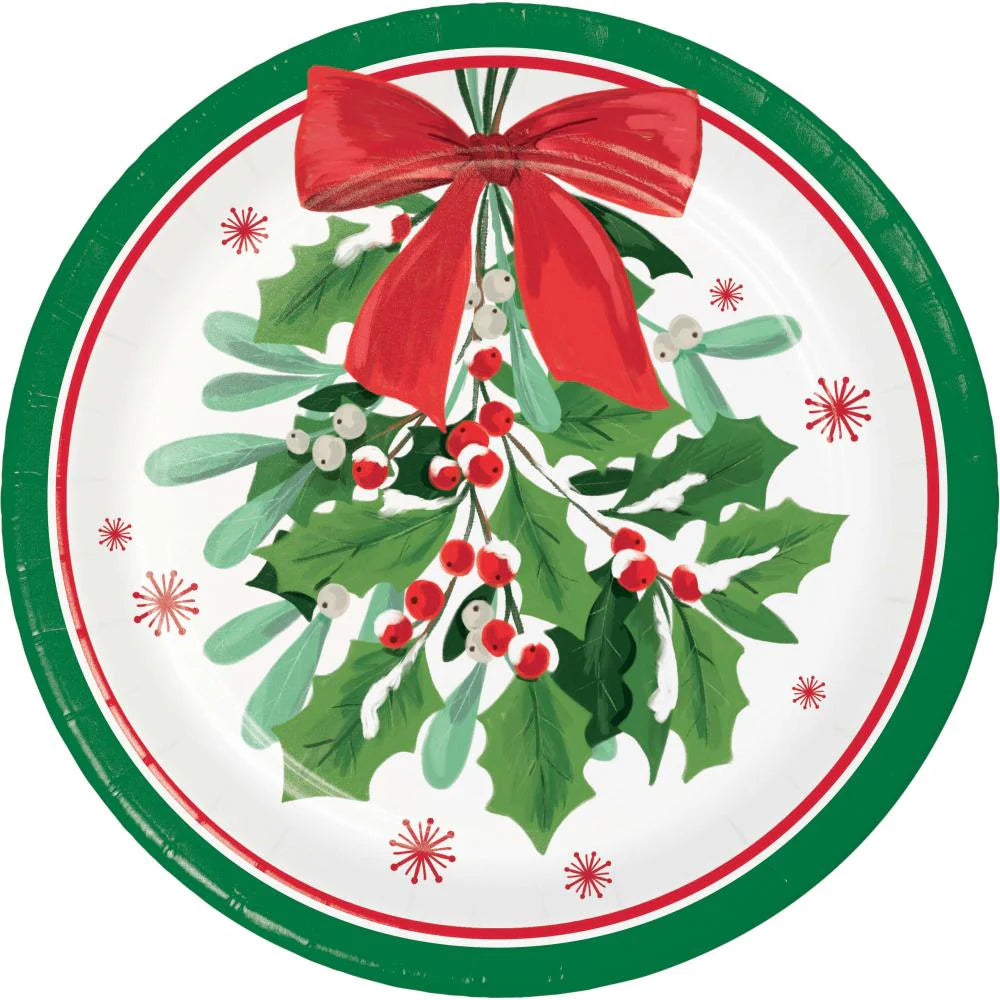 Holly Jolly Christmas - Dessert Plates 8ct