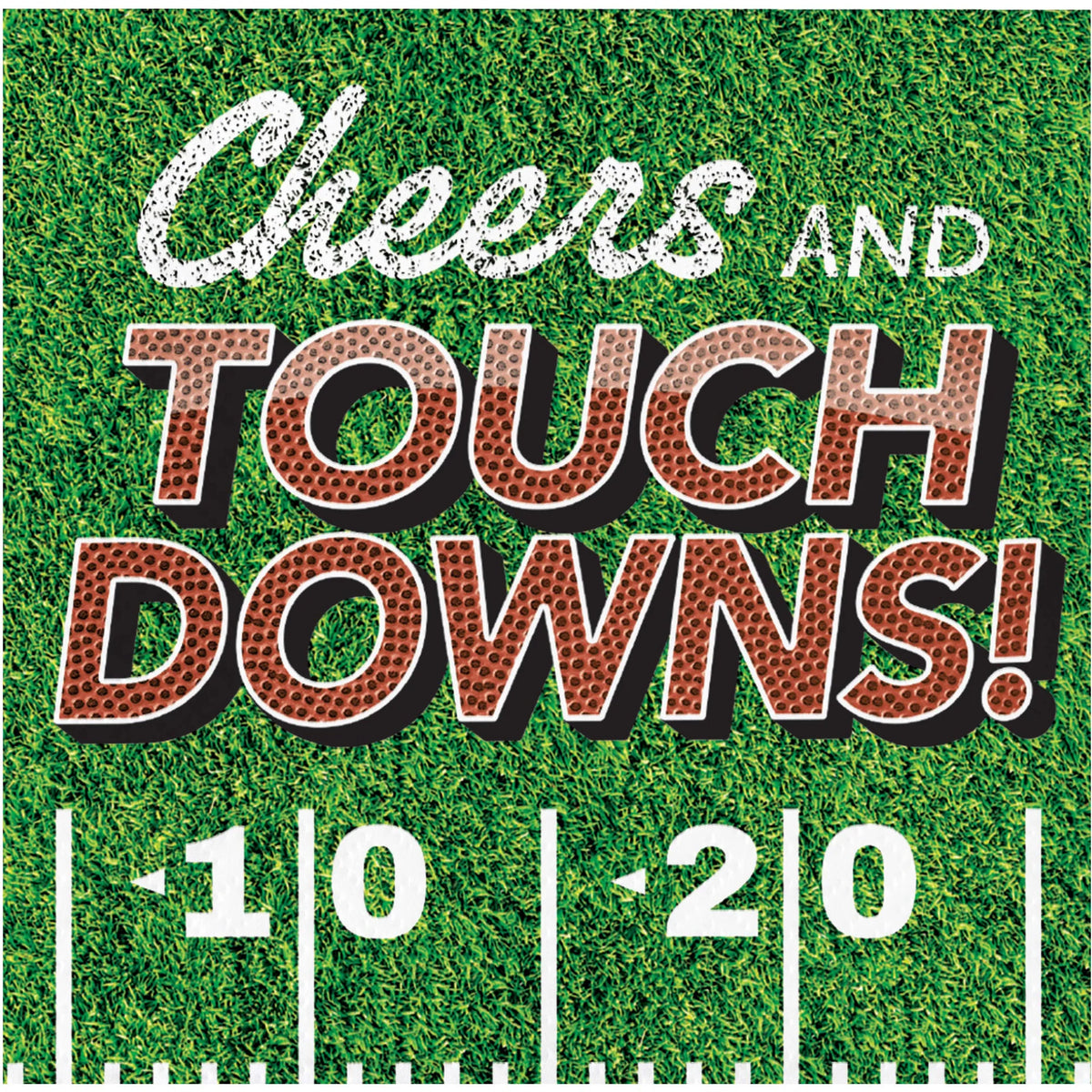 Cheers and Touchdowns - Beverage Napkins 16ct
