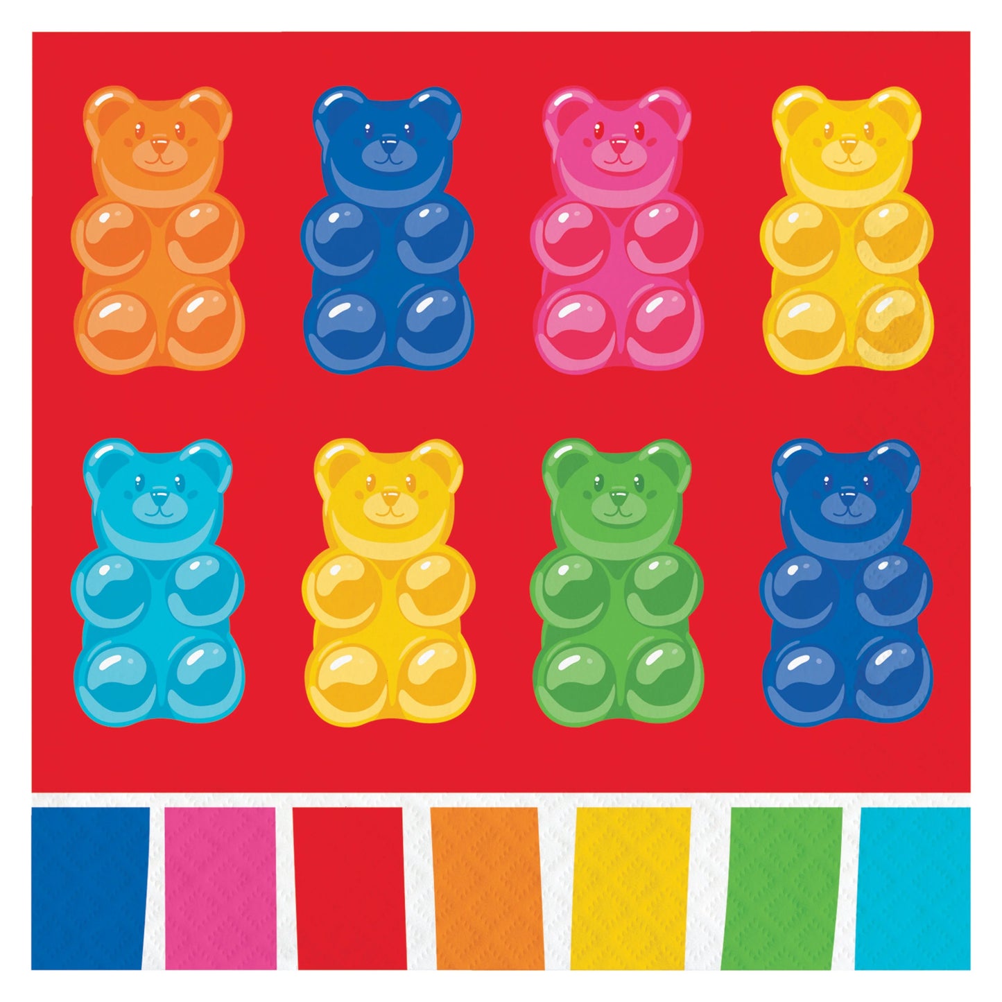 Gummy Bear Bash- Lunch Napkins 16ct