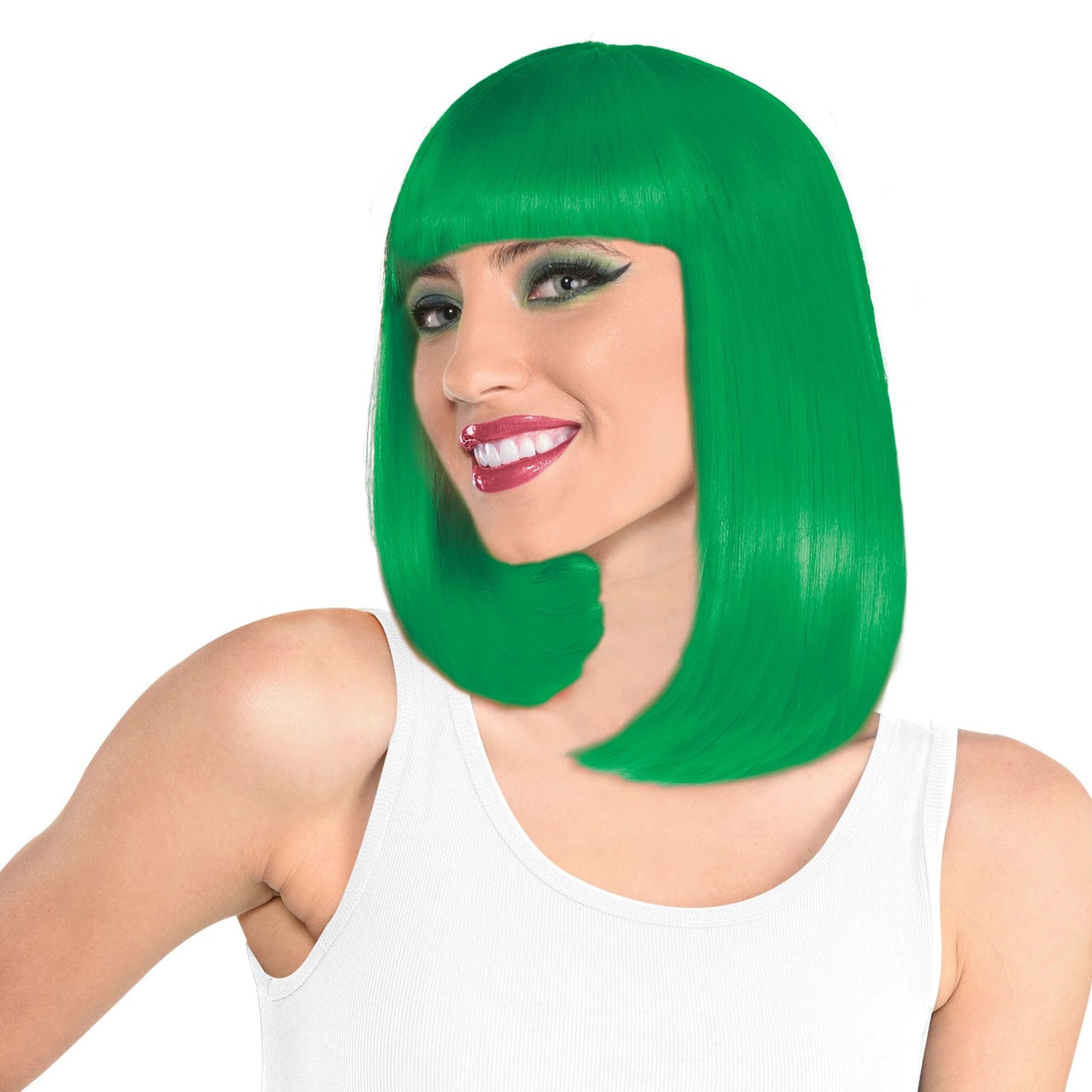 Long Bob Wig - Green