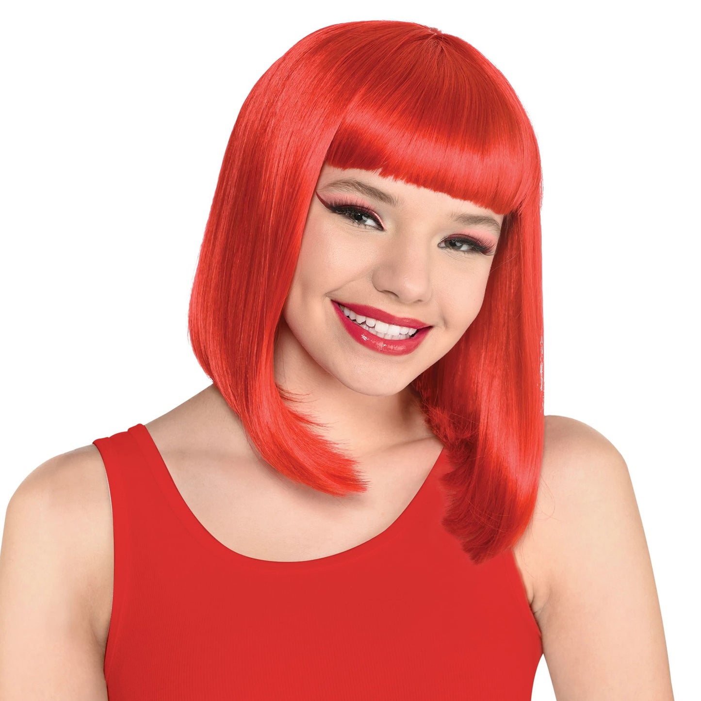 Long Bob Wig - Red