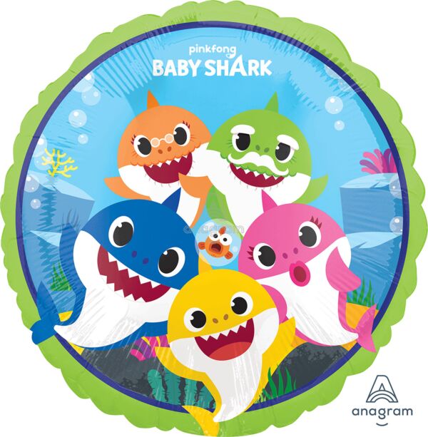 17" Mylar - Baby Shark
