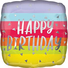 17" Mylar - Bright and Bold Birthday