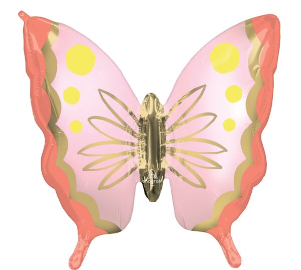 30" Supershape Mylar - Soulful Blossoms Butterfly