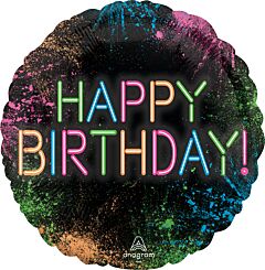 18" Mylar - Lets Glow Crazy