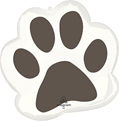 23" Supershape Mylar - Pawsome Party Paw Print