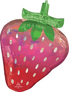 27" Supershape Mylar - Fruity Mix Iridescent Strawberry