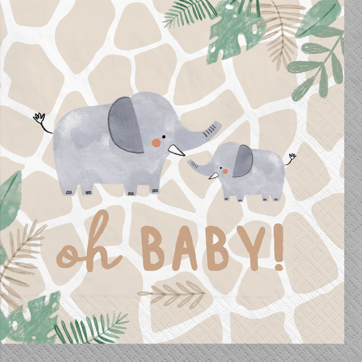 Soft Jungle - Beverage Napkins 16ct
