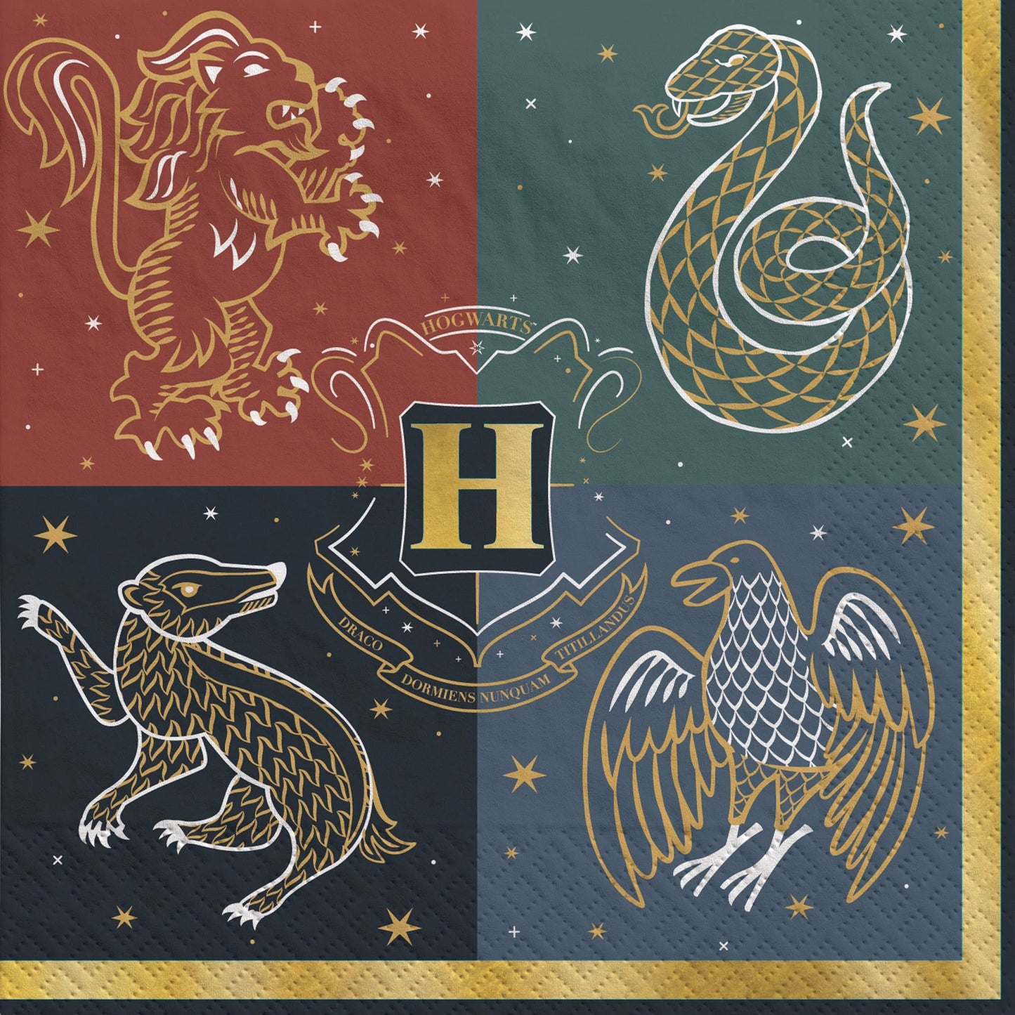 Hogwarts United Beverage Napkin - Harry Potter
