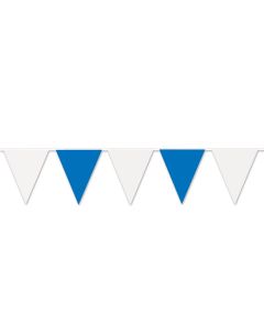 Pennant Banner - Blue & White