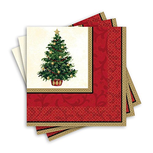 Classic Christmas Tree - Beverage Napkin 16ct