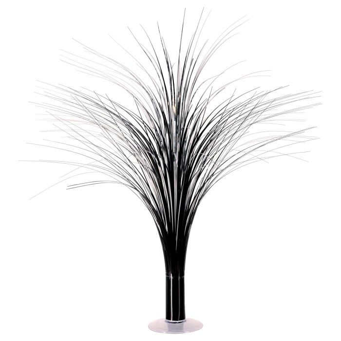 Metallic Spray Centerpiece - black
