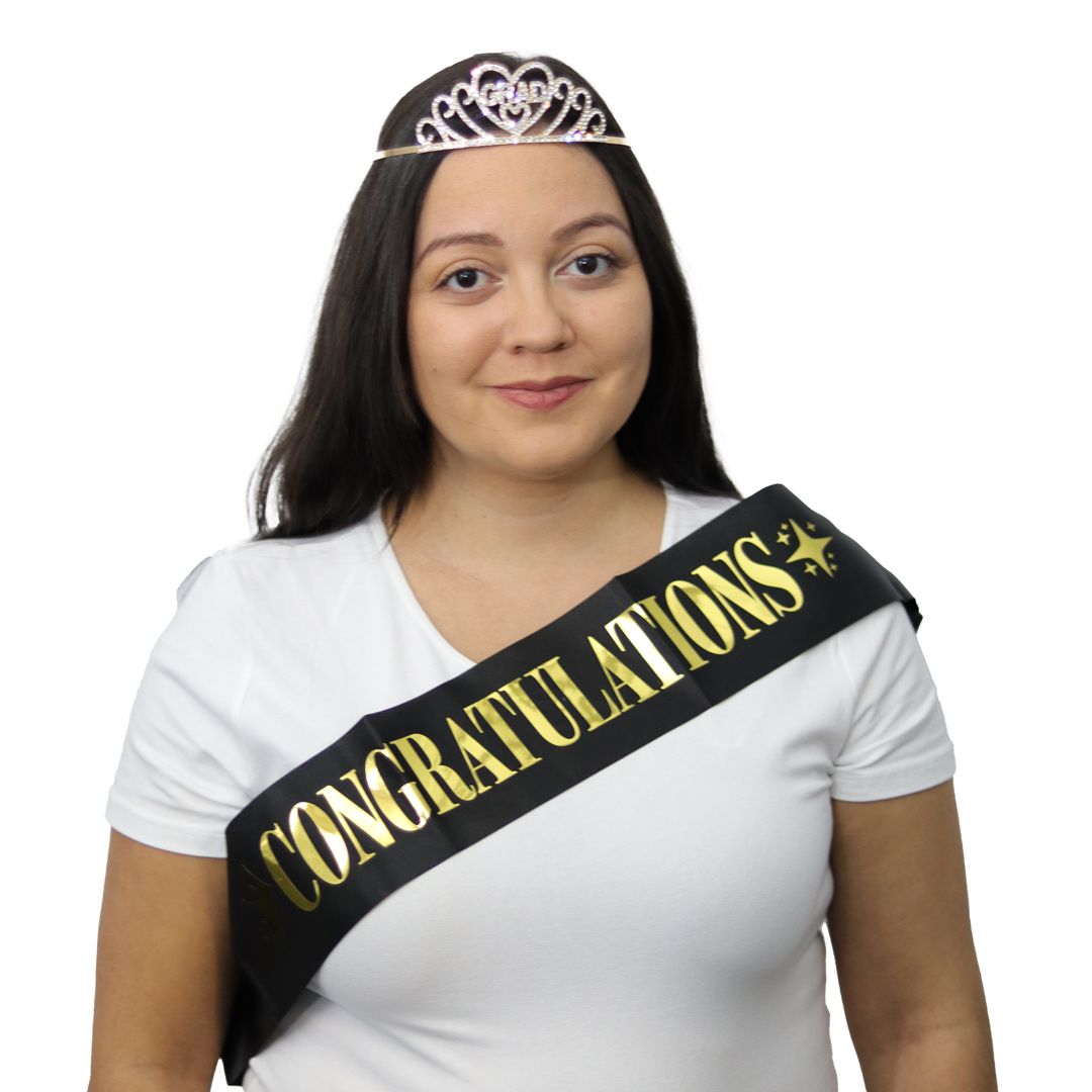 Grad Crown & Sash Set