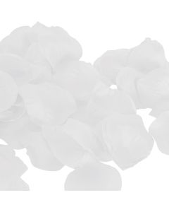Fabric Rose Petals - white