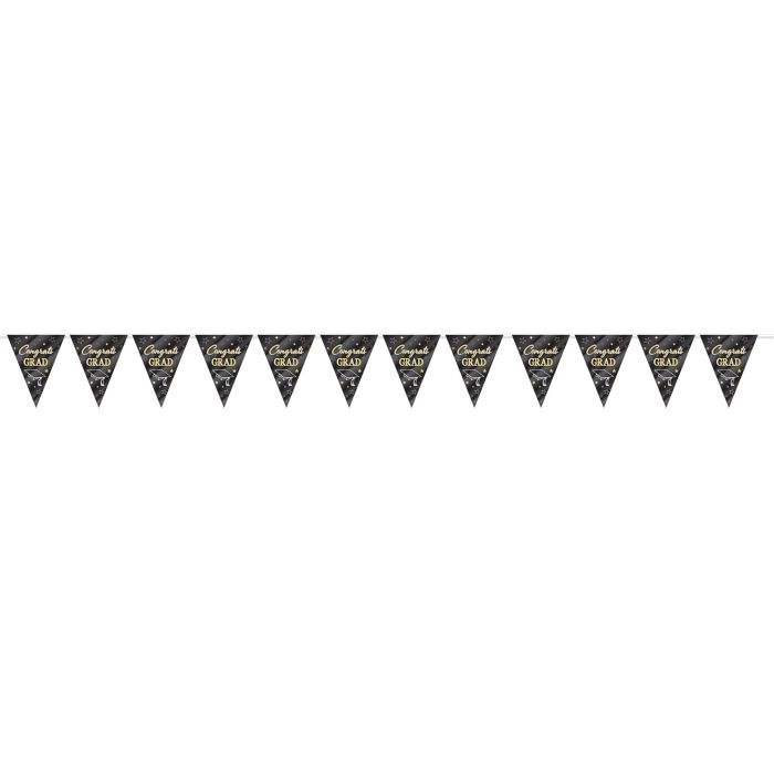Pennant Banner - Metallic Congrats Grad