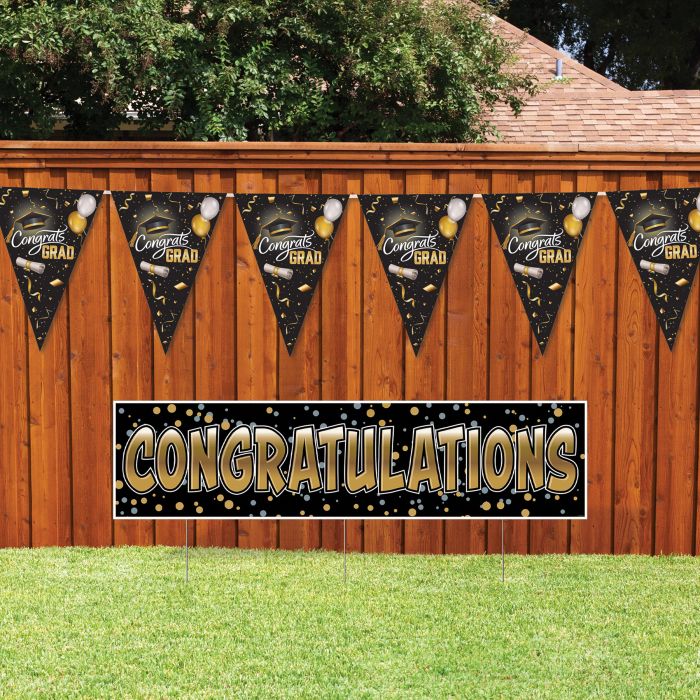 Graduation - Oversized Pennant Banner