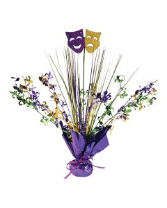 Gleam 'N Spray Centerpiece - Mardi Gras
