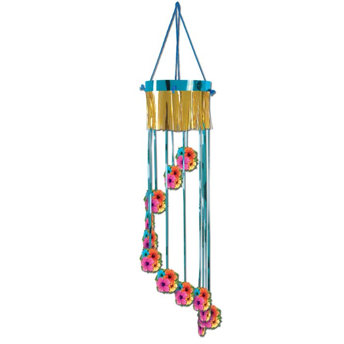 Luau - Hibiscus Shimmering Spiral