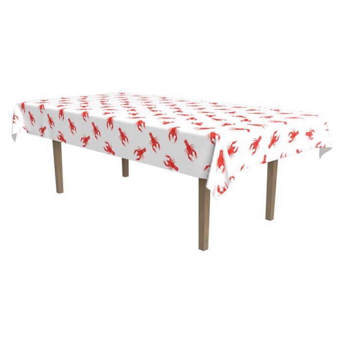 Plastic Table Cover - Crawfish