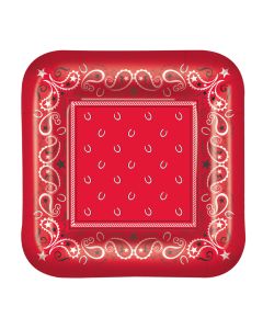 Bandana Lunch Plates 8ct