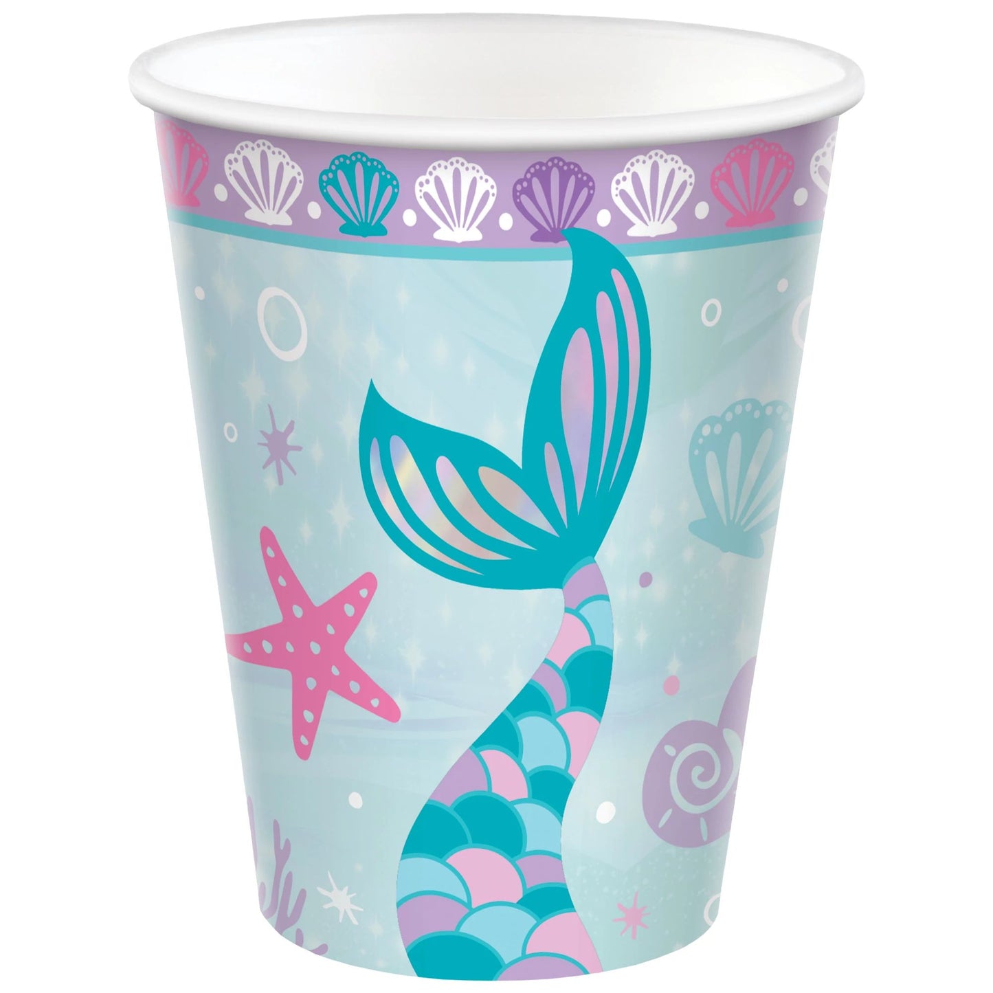 Shimmering Mermaids - Cups 8ct
