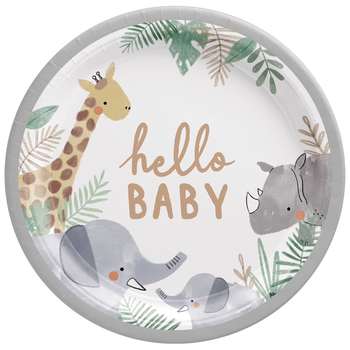 Soft Jungle - Dinner Plates 8ct