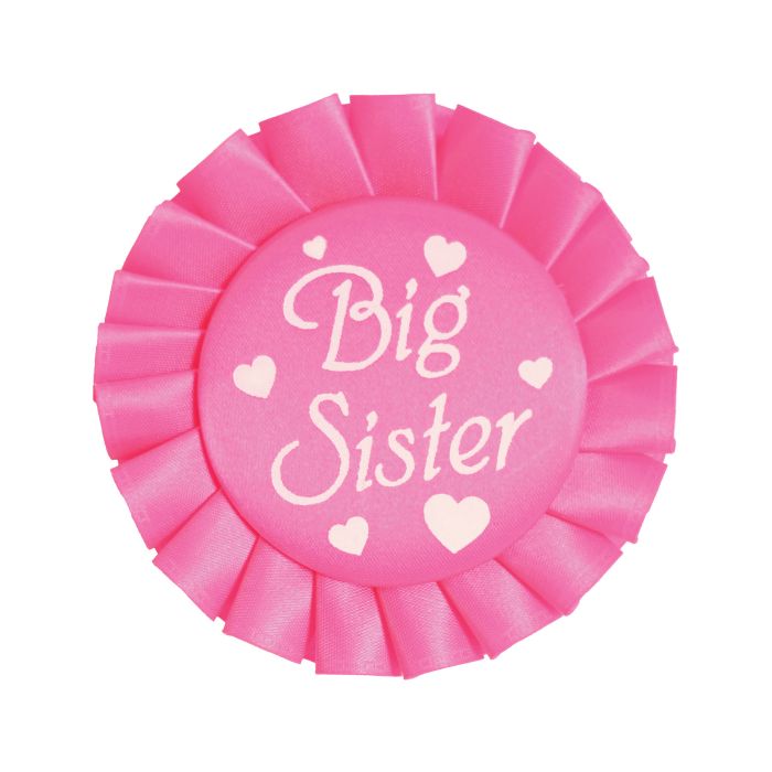 Satin Button - Big Sister